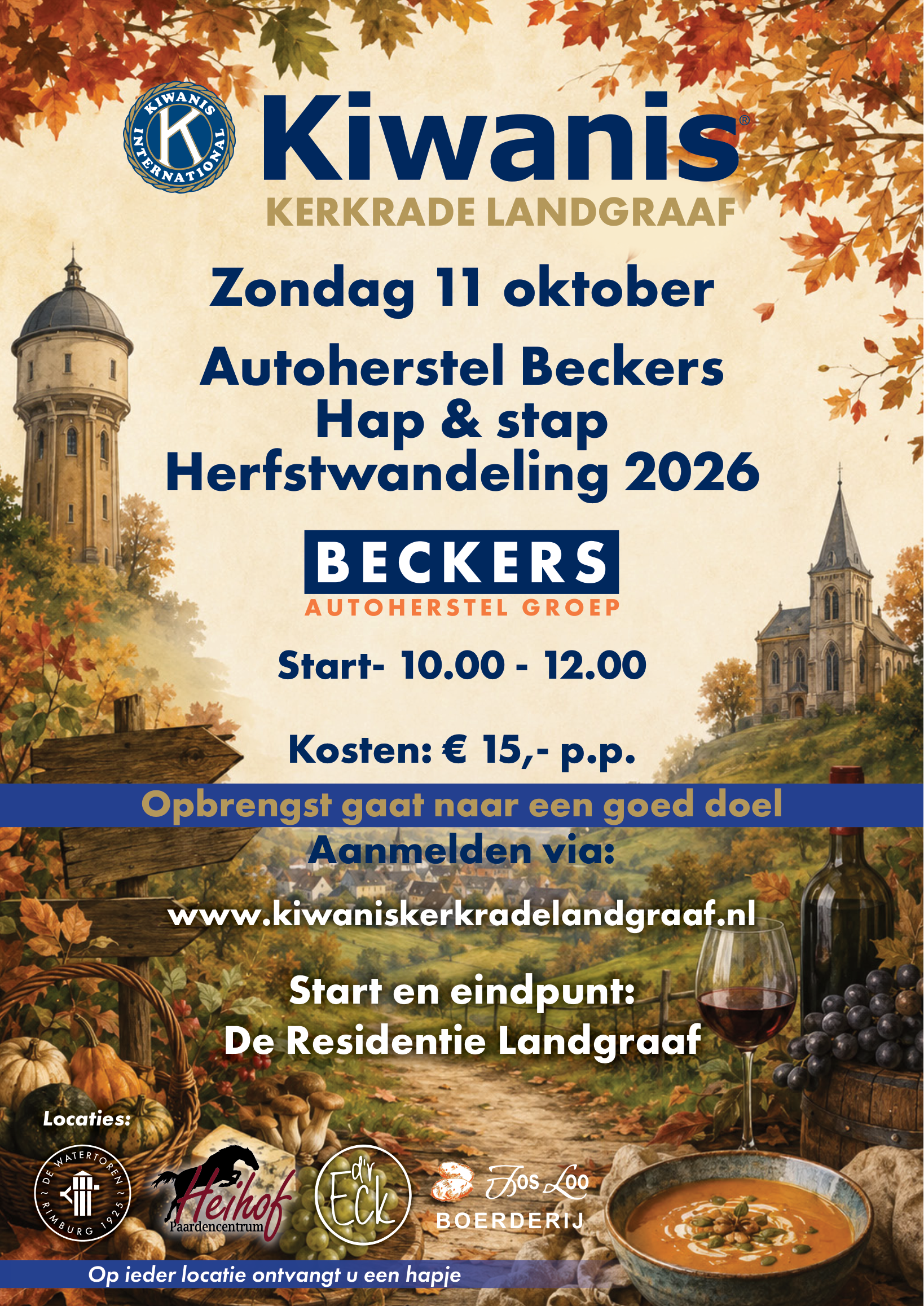 Poster Hap & Stap Herfstwandeling 2026
